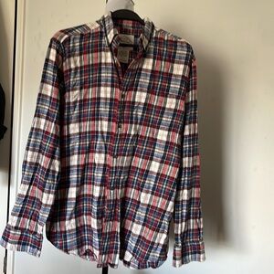 St. John's Bay Multicolor Plaid Shirt